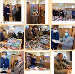 بازدید فرماندار و مسئولان از نمایشگاه کتاب 1400